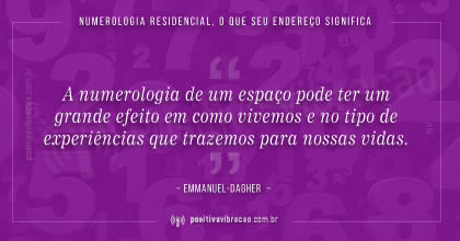 Numerologia residencial, o que seu endereço significa, por Emmanuel Dagher