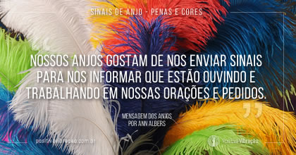 Cores de Pena de Anjo e Seus Significados, por Sharon Taphorn 