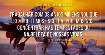 Perspectiva, Tempestades e Sol, Mensagem dos Anjos por Ann Albers