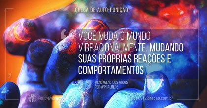 Chega de Auto-punição.. Mensagem dos Anjos por Ann Albers