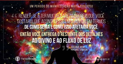 A Um Período de Manifestação Muito Poderoso ~ Mensagem de Arcanjo Jofiel