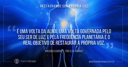 Restaurando Sua Própria Luz, Arcanjo Gabriel canalizado através de Elsa farrus