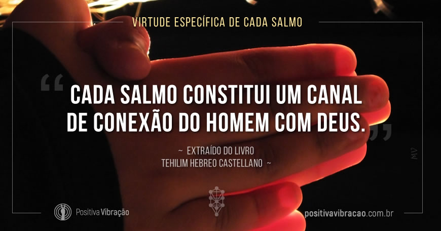 Frases de Inspiração Cabalísticas Virtude específica de cada Salmo