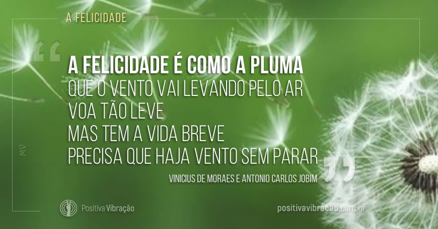 A felicidade, Vinicius de Moraes e Antonio Carlos Jobim