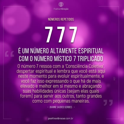 Números de Anjo 777, por Joanne Sacred Scribes