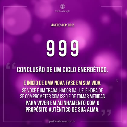 Número Mestre 999