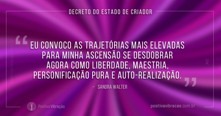 Mensagem de Sandra Walter