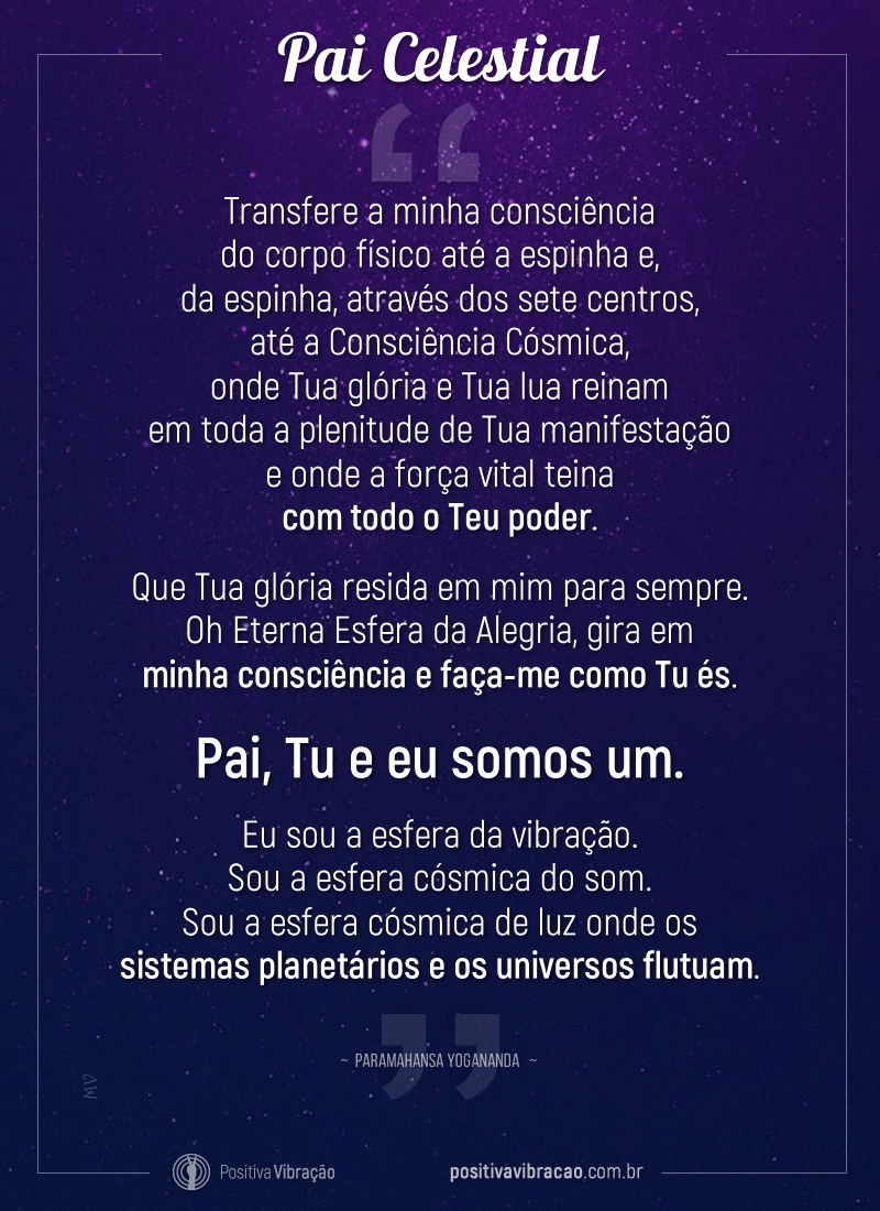 Oração de Paramahansa Yogananda